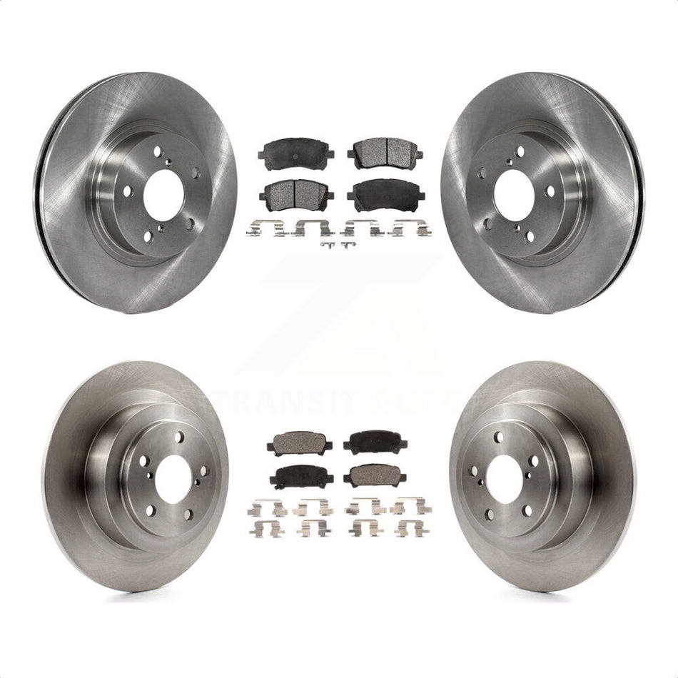 Front Rear Disc Brake Rotors And Ceramic Pads Kit For Subaru Outback Legacy K8T-101125 by Transit Auto