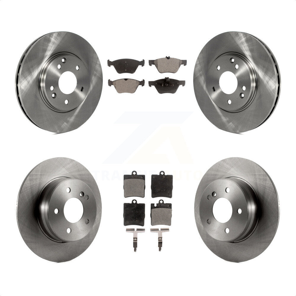 Front Rear Disc Brake Rotors And Ceramic Pads Kit For Mercedes-Benz E320 CLK320 E430 CLK430 K8T-101143 by Transit Auto