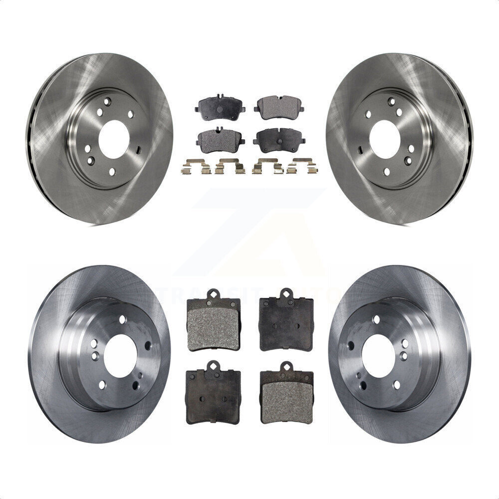 Front Rear Disc Brake Rotors And Ceramic Pads Kit For Mercedes-Benz SLK280 SLK300 K8T-101146 by Transit Auto