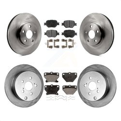 Front Rear Disc Brake Rotors And Ceramic Pads Kit For Toyota Celica K8T-101169