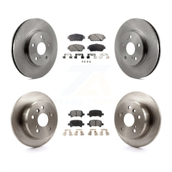 Front Rear Disc Brake Rotors And Ceramic Pads Kit For Toyota Camry Avalon Solara K8T-101208