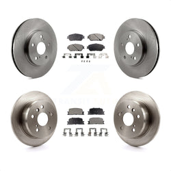 Front Rear Disc Brake Rotors And Ceramic Pads Kit For Toyota Camry Lexus ES300 K8T-101209