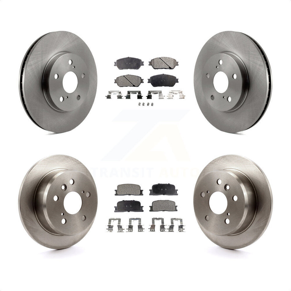 Front Rear Disc Brake Rotors And Ceramic Pads Kit For Toyota Camry Lexus ES300 K8T-101209 by Transit Auto