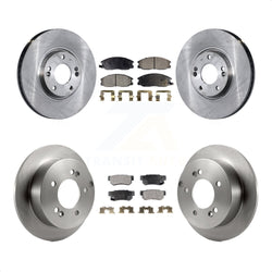 Front Rear Disc Brake Rotors And Ceramic Pads Kit For Hyundai XG350 K8T-101271
