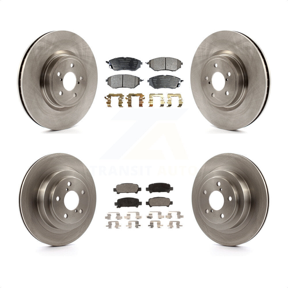 Front Rear Disc Brake Rotors And Ceramic Pads Kit For Subaru Legacy K8T-101306 by Transit Auto