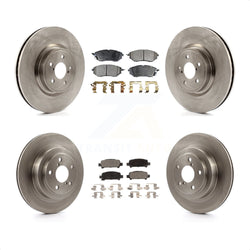 Front Rear Disc Brake Rotors And Ceramic Pads Kit For Subaru Legacy K8T-101306