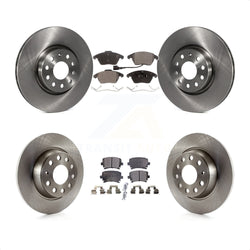 Front Rear Disc Brake Rotors And Ceramic Pads Kit For Volkswagen Passat GTI Eos Audi A3 Quattro Golf K8T-101320