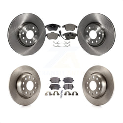 Front Rear Disc Brake Rotors And Ceramic Pads Kit For Volkswagen Tiguan Audi Q3 Limited Quattro K8T-101325