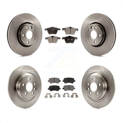 Front Rear Disc Brake Rotors And Ceramic Pads Kit For Volvo S60 V60 Cross Country V70 K8T-101455