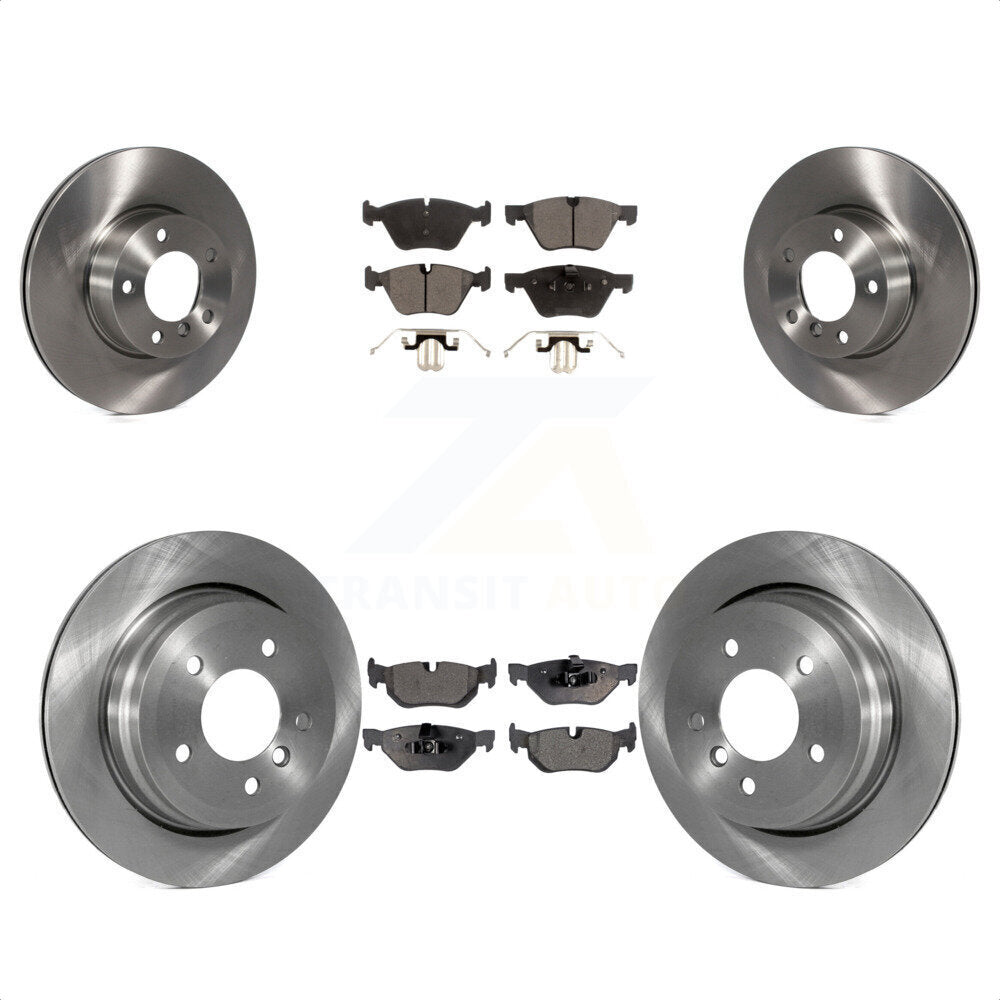 Front Rear Disc Brake Rotors And Ceramic Pads Kit For 2008 BMW 328xi To 08 07 K8T-101462 by Transit Auto