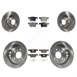 Front Rear Disc Brake Rotors And Ceramic Pads Kit For BMW 328i xDrive 320i 330i 428i 430i Gran Coupe 328d GT K8T-101466