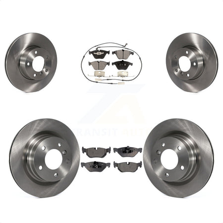 Front Rear Disc Brake Rotors And Ceramic Pads Kit For BMW 328i 323i K8T-101468 by Transit Auto