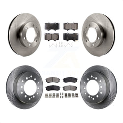 Front Rear Disc Brake Rotors And Ceramic Pads Kit For 2010-2014 Toyota FJ Cruiser K8T-101479
