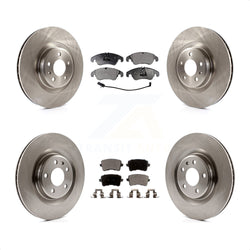 Front Rear Disc Brake Rotors And Ceramic Pads Kit For Audi Q5 S5 K8T-101484