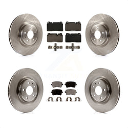 Front Rear Disc Brake Rotors And Ceramic Pads Kit For Audi Q5 K8T-101486
