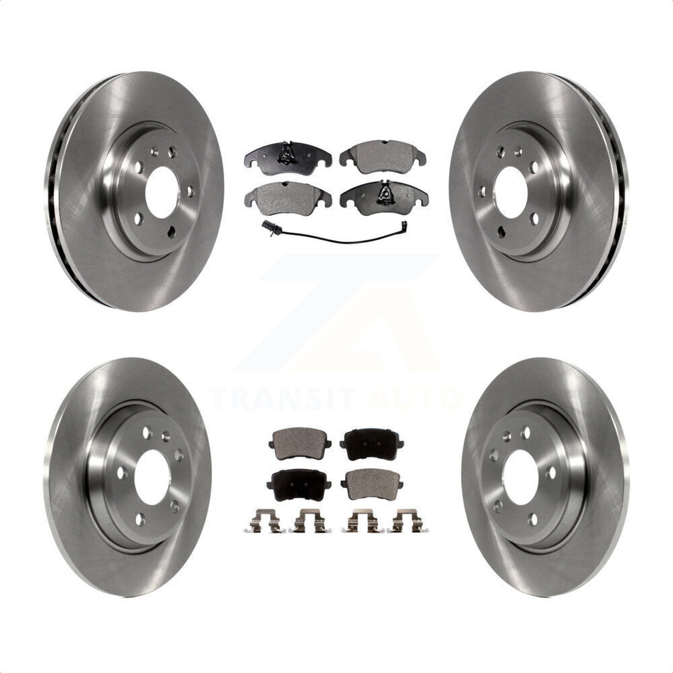 Front Rear Disc Brake Rotors And Ceramic Pads Kit For Audi Q5 A4 Quattro A5 K8T-101487 by Transit Auto