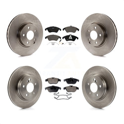 Front Rear Disc Brake Rotors And Ceramic Pads Kit For Mercedes-Benz E350 C300 C350 K8T-101520
