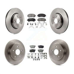 Front Rear Disc Brake Rotors And Ceramic Pads Kit For 2010-2013 Suzuki Kizashi K8T-101521