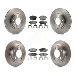 Front Rear Disc Brake Rotors And Ceramic Pads Kit For Mini Cooper Countryman Paceman K8T-101554