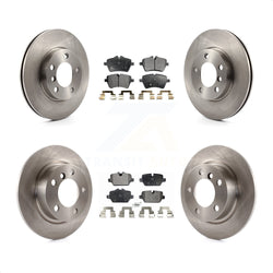 Front Rear Disc Brake Rotors And Ceramic Pads Kit For Mini Cooper Countryman Paceman K8T-101557