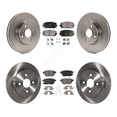 Front Rear Disc Brake Rotors And Ceramic Pads Kit For Toyota Yaris K8T-101561 by Transit Auto