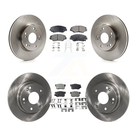 Front Rear Disc Brake Rotors And Ceramic Pads Kit For 2013 Acura ILX 2.0L K8T-101563 by Transit Auto