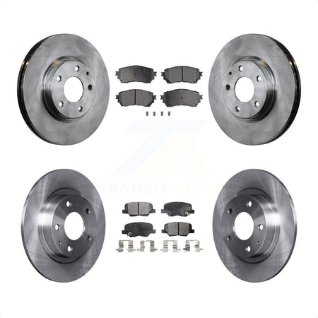 Front Rear Disc Brake Rotors And Ceramic Pads Kit For Mazda 6 K8T-101568 by Transit Auto