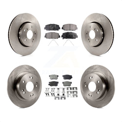 Front Rear Disc Brake Rotors And Ceramic Pads Kit For 2016 Acura ILX K8T-101570