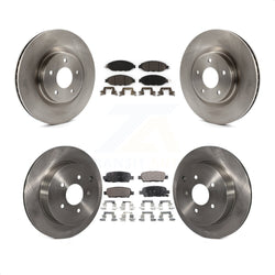 Front Rear Disc Brake Rotors And Ceramic Pads Kit For Nissan Pathfinder Murano INFINITI QX60 JX35 K8T-101578