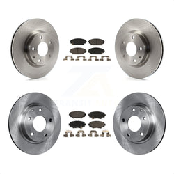 Front Rear Disc Brake Rotors And Ceramic Pads Kit For Mazda 3 Sport 2.5L K8T-101587