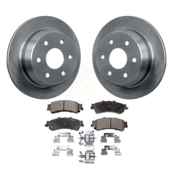 Rear Disc Brake Rotors And Ceramic Pads Kit For Chevrolet Silverado 1500 GMC Sierra Tahoe Classic Suburban Astro Yukon XL Safari K8T-101626
