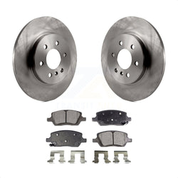 Rear Disc Brake Rotors And Ceramic Pads Kit For Chevrolet Uplander Buick Terraza Pontiac Montana Saturn Relay K8T-101655