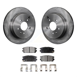 Rear Disc Brake Rotors And Ceramic Pads Kit For Chevrolet Equinox Saturn Vue Captiva Sport Pontiac Torrent Suzuki XL-7 K8T-101663