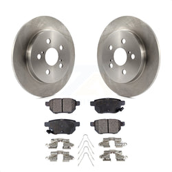 Rear Disc Brake Rotors And Ceramic Pads Kit For Toyota Corolla Prius Matrix Prime Pontiac Vibe Lexus CT200h Plug-In K8T-101669