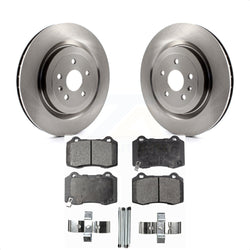 Rear Disc Brake Rotors And Ceramic Pads Kit For Chevrolet Camaro Cadillac CTS K8T-101673