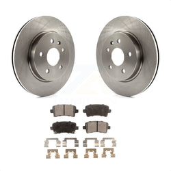 Rear Disc Brake Rotors And Ceramic Pads Kit For Chevrolet Malibu Buick Impala LaCrosse Regal Cadillac XTS Limited Saab 9-5 Allure K8T-101685
