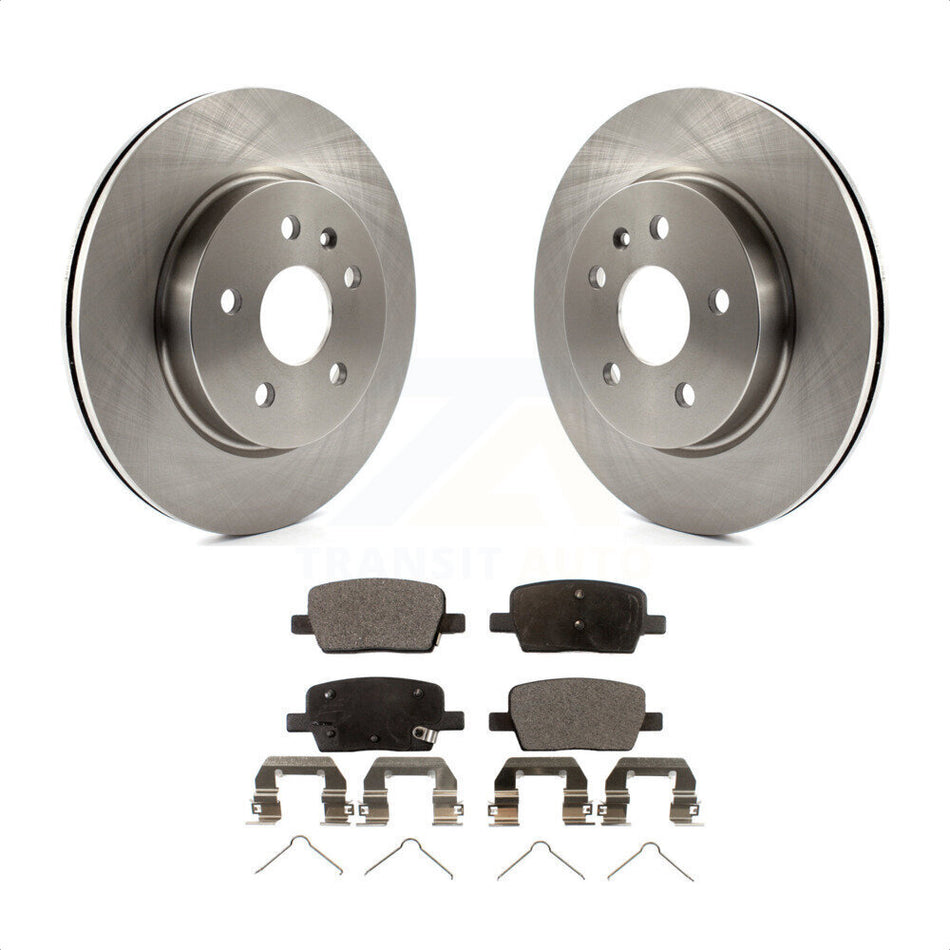 Rear Disc Brake Rotors And Ceramic Pads Kit For Chevrolet Camaro Cadillac CT6 K8T-101686 by Transit Auto