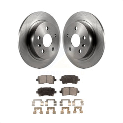 Rear Disc Brake Rotors And Ceramic Pads Kit For Chevrolet Malibu Buick LaCrosse Regal Limited K8T-101687