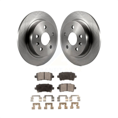 Rear Disc Brake Rotors And Ceramic Pads Kit For Chevrolet Malibu Buick LaCrosse Regal Limited K8T-101687 by Transit Auto