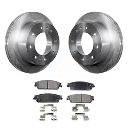 Rear Disc Brake Rotors And Ceramic Pads Kit For 2011 Chevrolet Silverado 1500 Hybrid K8T-101688