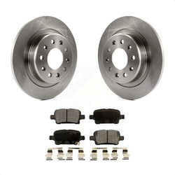 Rear Disc Brake Rotors And Ceramic Pads Kit For Chevrolet Equinox Malibu GMC Terrain Buick LaCrosse Regal TourX K8T-101694