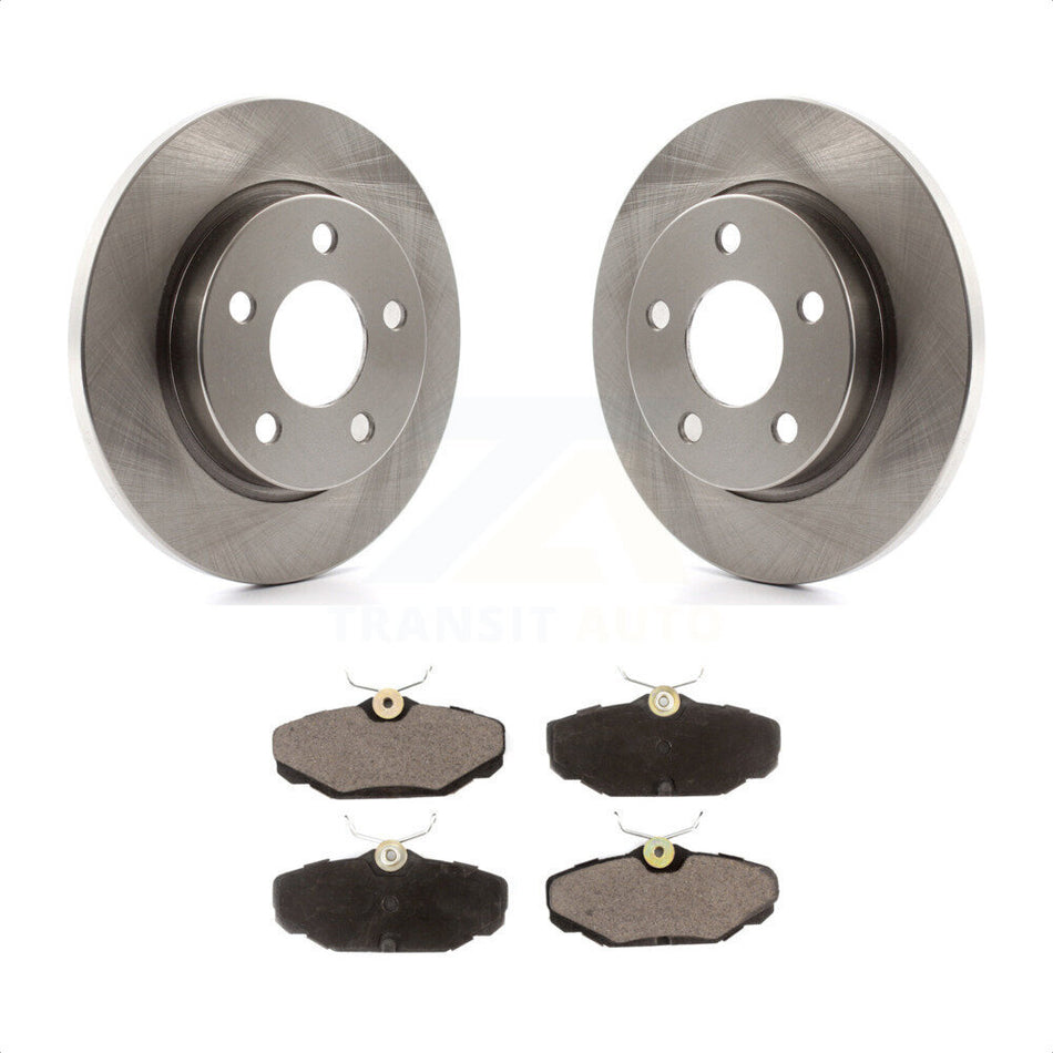 Rear Disc Brake Rotors And Ceramic Pads Kit For Ford Taurus Mercury Sable Lincoln Continental K8T-101696 by Transit Auto