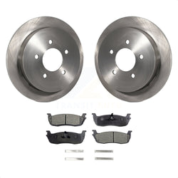 Rear Disc Brake Rotors And Ceramic Pads Kit For Ford F-150 Expedition Lincoln Navigator Heritage Blackwood K8T-101711