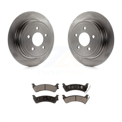 Rear Disc Brake Rotors And Ceramic Pads Kit For Ford Explorer Sport Trac K8T-101719