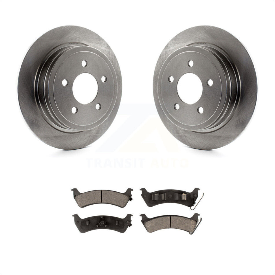 Rear Disc Brake Rotors And Ceramic Pads Kit For Ford Explorer Sport Trac K8T-101719 by Transit Auto