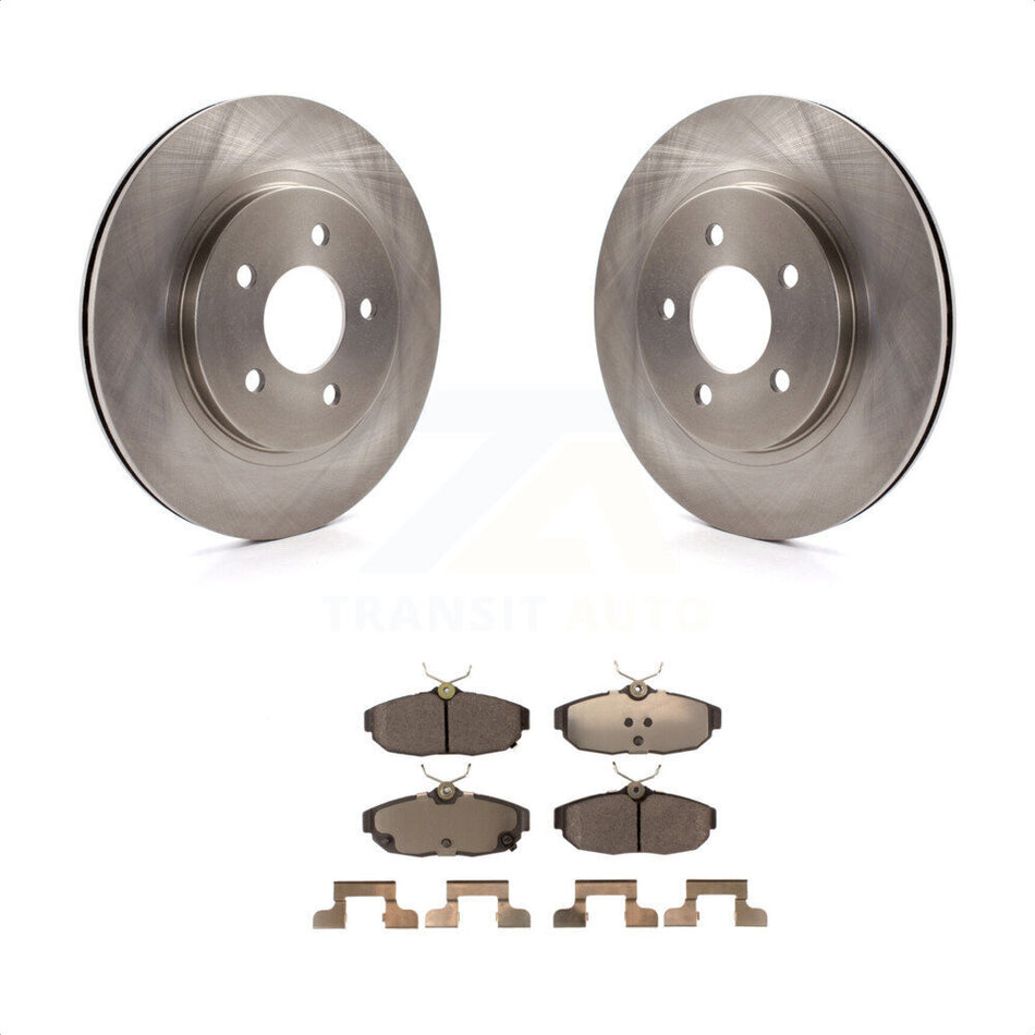 Rear Disc Brake Rotors And Ceramic Pads Kit For Ford Mustang K8T-101727 by Transit Auto