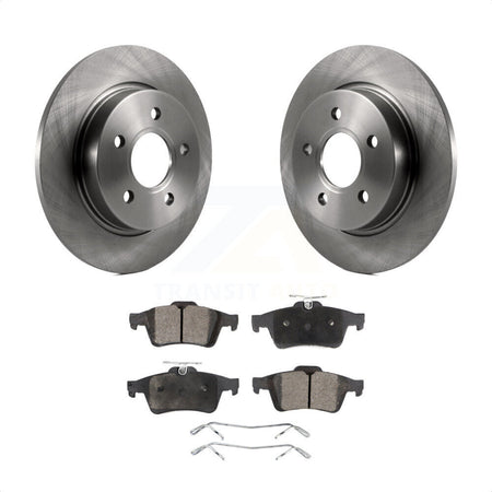 Rear Disc Brake Rotors And Ceramic Pads Kit For Ford Focus K8T-101747 by Transit Auto