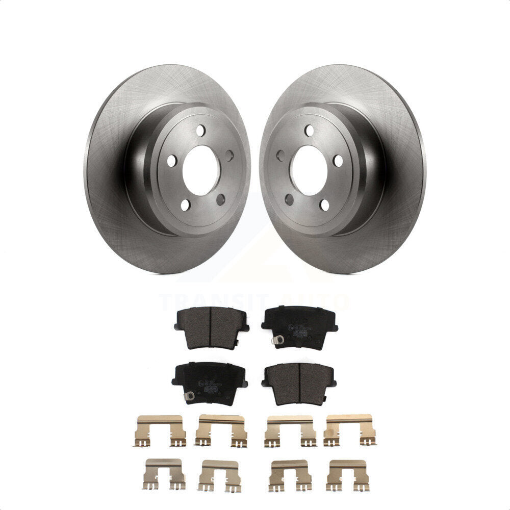 Rear Disc Brake Rotors And Ceramic Pads Kit For Dodge Charger Chrysler 300 Challenger Magnum Avenger K8T-101778 by Transit Auto