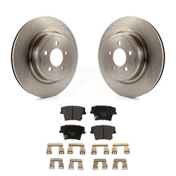 Rear Disc Brake Rotors And Ceramic Pads Kit For Dodge Charger Magnum K8T-101783
