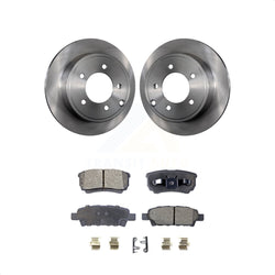 Rear Disc Brake Rotors And Ceramic Pads Kit For Jeep Dodge Patriot Chrysler Compass Avenger 200 Caliber Sebring Mitsubishi Lancer K8T-101784